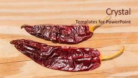  Presentation with hot steam earth - Audience pleasing PPT layouts consisting of burning bush - chile guajillo seco dried hot backdrop and a  colored foreground