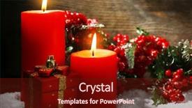  Presentation with book burning candles and purple - Slide set with burning candles rowan and gift background and a tawny brown colored foreground