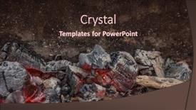  Presentation with burning coal - PPT layouts with burning-coals-in-the-dark background and a wine colored foreground