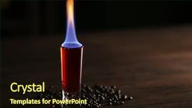  Presentation with coffee beans - Slide set consisting of burning cocktail and coffee beans background and a wine colored foreground