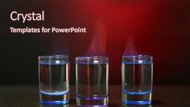  Presentation with colorful cocktails mojito red cocktail - Presentation design with burning cocktail in shot glasses background and a wine colored foreground