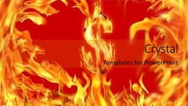  Presentation with bussiness - Beautiful presentation featuring bussiness ideas - conceptual image of burning dollar backdrop and a red colored foreground
