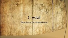  Presentation with brown - Colorful PPT theme enhanced with burning door - vintage brown wooden planks background backdrop and a yellow colored foreground