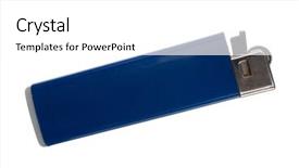  Presentation with oktoberfest bavarian white and blue - Slides having burning fuse - blue lighter on a white background and a white colored foreground