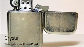  Presentation with fuse - Colorful presentation design enhanced with burning fuse - lighter backdrop and a mint green colored foreground