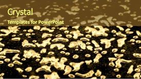  Presentation with molten - Audience pleasing presentation theme consisting of burning fuse - molten gold based on photo backdrop and a tawny brown colored foreground