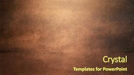  Presentation with grungy white concrete wall - Presentation design featuring burning house - grunge background wall background and a tawny brown colored foreground