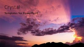  Presentation with fiery - Presentation consisting of burning-skies-fiery-backdrop background and a  colored foreground