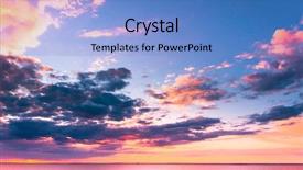  Presentation with fiery - Amazing PPT theme having burning skies fiery backdrop backdrop and a light blue colored foreground