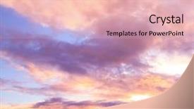  Presentation with skies - Beautiful slides featuring burning skies night is coming backdrop and a lemonade colored foreground