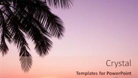  Presentation with skies - Slide set with burning skies sunset divine background and a lemonade colored foreground