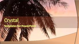  Presentation with skies - PPT layouts enhanced with burning skies tree silhouettes background and a tawny brown colored foreground