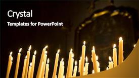  Presentation with votive - Audience pleasing slide deck consisting of treasure - common wealthe - money dollars backdrop and a mint green colored foreground