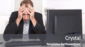  Presentation with overworked - PPT layouts with healthy eating and diet topic human hand holding a green pepper isolated on a white background in the studio shot background and a cream colored foreground