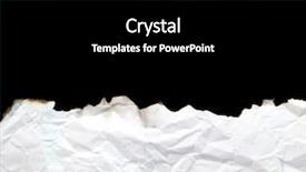  Presentation with black paper - Beautiful slide deck featuring burnt edge paper with space backdrop and a black colored foreground