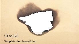  Presentation with burnt - Audience pleasing PPT theme consisting of burnt paper background isolated backdrop and a lemonade colored foreground