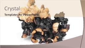  Presentation with popcorn kernel - Slide deck enhanced with burnt-popcorn-kernel-isolated-over background and a lemonade colored foreground