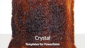  Presentation with burnt - Cool new presentation theme with burnt toast bread isolated backdrop and a tawny brown colored foreground