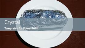  Presentation with grilled chicken - Cool new presentation with burrito-chicken-or-steak-burrito backdrop and a seafoam green colored foreground