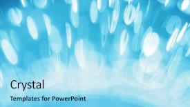  Presentation with blue abstract - Beautiful presentation theme featuring bursting bubble - blue abstract background backdrop and a  colored foreground