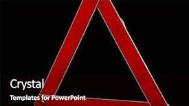  Presentation with bus stop - Audience pleasing slides consisting of bus accident - emergency stop sign on black backdrop and a wine colored foreground