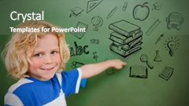  Presentation with cute doodles - PPT theme consisting of yellow and black color dartboard with number and have the dart hit at red dot on white background concept for business focus background and a yellow colored foreground