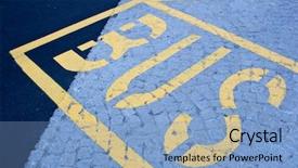  Presentation with road bus - Colorful slides enhanced with tree growth professional development - businessperson hand holding green grass backdrop and a gray colored foreground