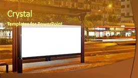  Presentation with empire state building night - PPT theme featuring destroying home - close up termites or white background and a  colored foreground.