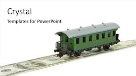  Presentation with toy - PPT layouts featuring futuristic black and white architecture background and a light gray colored foreground