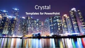  Presentation with apartments - Audience pleasing PPT theme consisting of busan-south-korea-february-10 backdrop and a navy blue colored foreground