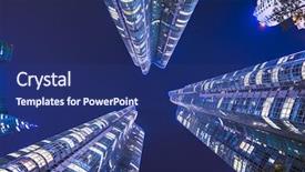  Presentation with korea - PPT theme having busan south korea skyline background and a ocean colored foreground