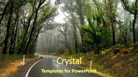  Presentation with rural and remote australia - Slide deck consisting of bushfire - grampians forest in australia background and a  colored foreground