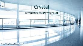  Presentation with co2 building - PPT layouts having departure plane check in travel background and a gold colored foreground