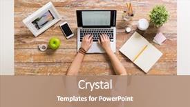  Presentation with accounting - Audience pleasing slides consisting of business accounting and freelance concept backdrop and a coral colored foreground