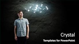  Presentation with dark - Cool new presentation with business alignment - young man and looking backdrop and a black colored foreground