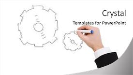  Presentation with demographic millennials business concept - Amazing PPT theme having business and development concept - close backdrop and a white colored foreground