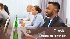  Presentation with international education - Amazing PPT theme having business and education concept - group backdrop and a  colored foreground