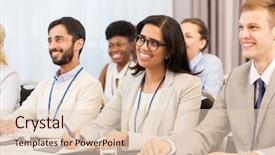  Presentation with international education - PPT layouts enhanced with business and education concept - group background and a  colored foreground