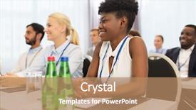  Presentation with international education - Slides having business and education concept - group background and a  colored foreground