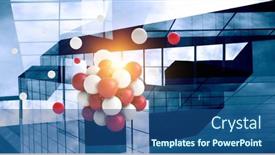  Presentation with innovation - Presentation theme featuring business-and-innovation-concept-mixed background and a ocean colored foreground