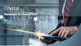  Presentation with innovation - PPT theme with business-and-innovation-concept-mixed background and a gray colored foreground