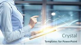  Presentation with innovation - Slide set consisting of business-and-innovation-concept-mixed background and a sky blue colored foreground