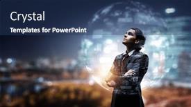  Presentation with innovation - PPT layouts enhanced with business-and-innovation-concept-mixed background and a ocean colored foreground