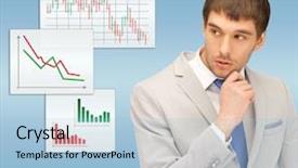  Presentation with forex - Presentation design with business and money concept - portrait background and a light blue colored foreground