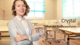  Presentation with business and politics - Beautiful slides featuring business at her private school backdrop and a lemonade colored foreground