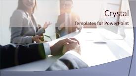  Presentation with abstract business - Audience pleasing slide deck consisting of business background business team backdrop and a lemonade colored foreground