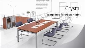  Presentation with business plan - Beautiful presentation theme featuring business background backdrop and a white colored foreground