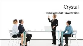  Presentation with giving - Slide deck featuring business blank - portrait of a mature businesswoman background and a white colored foreground