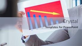  Presentation with blogger - Amazing PPT theme having business-blogger-doing-webcast backdrop and a light blue colored foreground