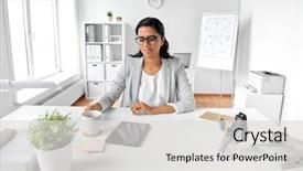  Presentation with indian tea - Cool new slides with business break and people concept backdrop and a light gray colored foreground